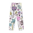 thumbnail image 6 of Balery Summer with Flamingo print Men's Pajama Pants,Ultra Lightweight Pjs,Lounge Pant-Small, 6 of 9