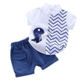 thumbnail image 2 of Uxgjfwu Outfit For Kids Short Sleeve Dinosaur Shirts Shorts Sets Casual Summer Clothing Sets Little Boys Suits, 2 of 4