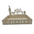 thumbnail image 4 of Bandeja de vajilla Eid Mubarak Bandeja islámica para Ramadán Plato de postre Decoración de mesa Bandeja para servir Bandeja para refrigerios de Ramadán Decoración Eid B, 4 of 9