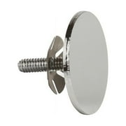 Econoco - EC1 - Chrome End Cap for 1" and 1 1/16" Round Hangrail - Sold in Pack of 100