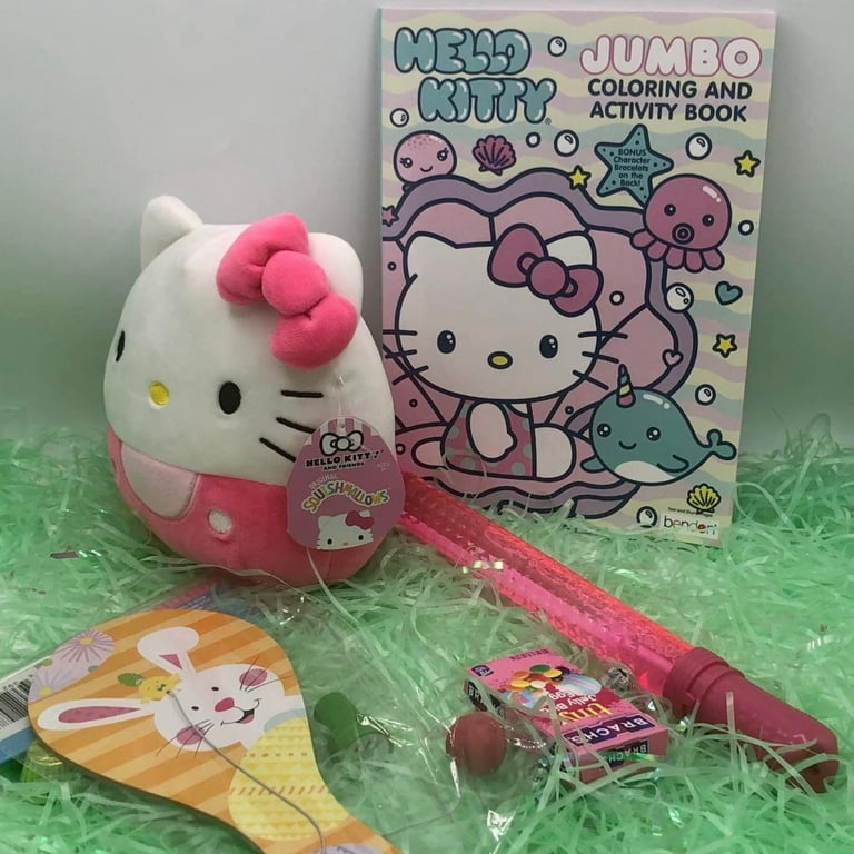 Hello Kitty Jumbo Coloring and Activity Book “Let's Go” NEW Easter Basket  Gift