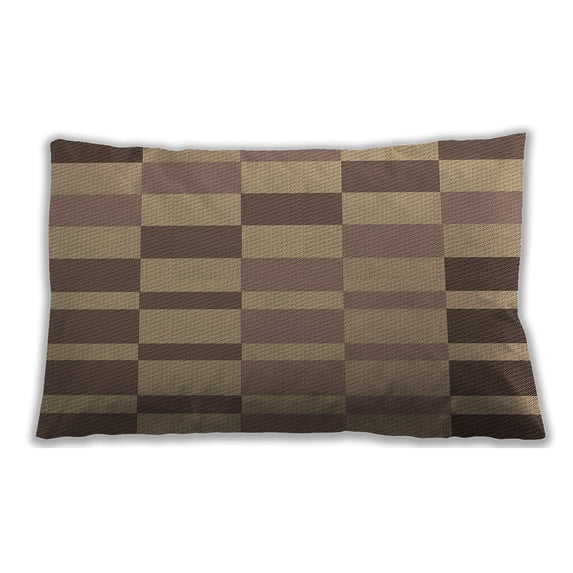 Ahgly Company Outdoor Rectangular Contemporary Lumbar Throw Pillow, 13 inch by 19 inch