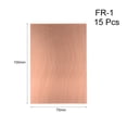 thumbnail image 2 of 7X10cm Single Sided Copper Clad Laminate PCB Circuit Board Brown 15pcs, 2 of 3