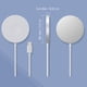 thumbnail image 3 of Cargador inalámbrico magnético 3 en 1 para iOS y almohadilla de carga inalámbrica rápida con certificación Qi de hasta 15 W. Adaptador de corriente., 3 of 9