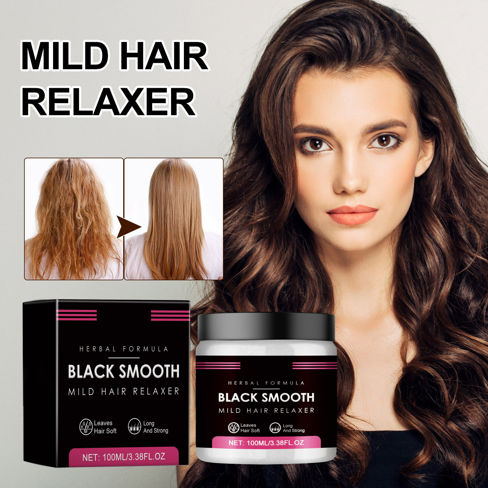 Xinduolei Black Silk Mild Hair 2024 New Black Silk Mild Hair ...