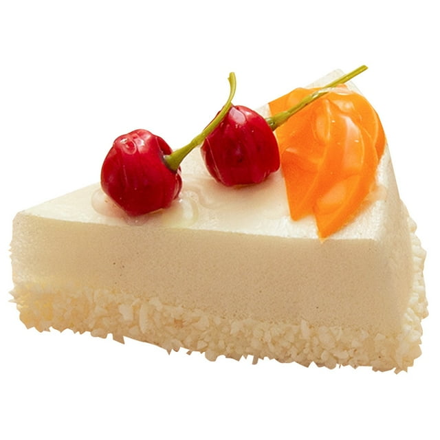 Bangcool Artificial Cake Triangular Decorative Mini Cake Prop Food Model Dessert Model