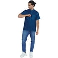 thumbnail image 2 of Atasi Short Kurta Mandarin Collar Tee Solid Short Sleeve Henley Shirt With Pocket, 2 of 7