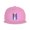 Pink, variant on Snapback Hat Colorado Flag Art Pattern Adjustable Flat Bill Brim Hat for Men Women Casual Wear Navy Blue