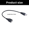 thumbnail image 3 of USB 2.0 To RJ45 Ethernet Cable 30cm Length Durability PVC Construction For Office Home Networking Not Required Driver, 3 of 8