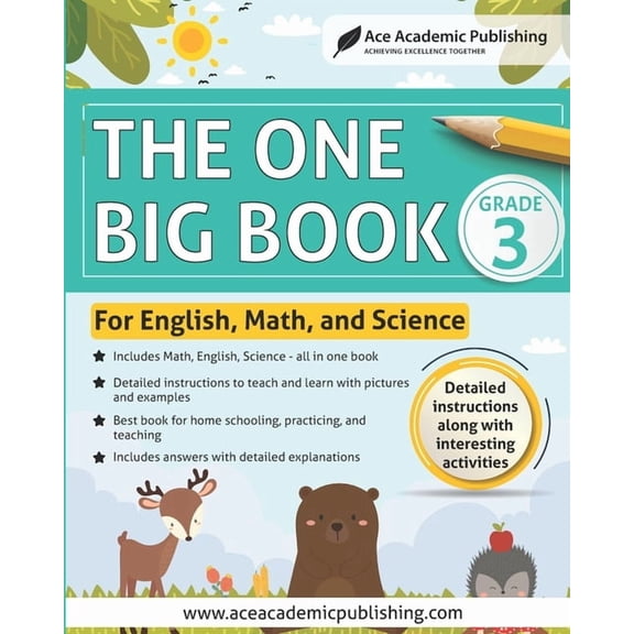 The One Big Book - Grade 3: For English, Math and Science, (Paperback)