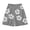 Light Gray@GC@, variant on CONZONE Mens Casual Shorts Elastic Waist Drawstring Summer Shorts for Men Floral Graphic Lightweight Loose Fit Workout Gym Shorts With Pockets