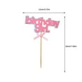 thumbnail image 4 of Bewildely Cake Stick DIY Prop Suministros para fiestas Papel Entretenimiento exquisito Interesante Decoraciones ligeras Cookie Topper Decoración del hogar cumpleaños de niño NO1 Bewildely HA082216-02, 4 of 6