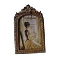thumbnail image 2 of Marco de fotos antiguo decorativo para escritorio y pared, elegante y vintage con relieve. 19 cm x 12 cm, 2 of 9