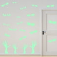 thumbnail image 5 of Halloween Stickers Luminous Eyes Ghost Party Decoration Stickers Fluorescent Horror Wall Stickers Holiday Party Room Decoration, 5 of 9