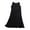 Black, variant on Spring Dresses For Women 2025 Plus Size Crew Neck Sleeveless Solid Color Tank Short Dresses Sundresses for Women Trendy Yellow XXXXXL