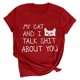 thumbnail image 1 of Tops de verano Regalos para hombre y mujer Camiseta de verano con estampado de letras Blusa de manga corta Pompotops hfajkhk134492, 1 of 1