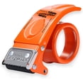 thumbnail image 1 of Tape Dispenser, Manual Dispenser for 50mm (2 Inch) Packaging Tape, Hand Held Tape Dispenser, Orange, 1 of 4