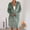 Green, variant on Women's Soft Winter Robe Warm Button Down Bathrobe Cozy Loungewear For Home Relaxation