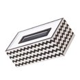 thumbnail image 2 of Estante de papel de impresión Elegante Royal Office Car Home Rectángulo en forma de caja de pañuelos Contenedor Toalla Servilletero Titular de pañuelos Methold JJ20001-02B, 2 of 5