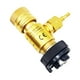 thumbnail image 2 of Adaptador regulador de gas para soldadura oxigenada, ajuste de precisión, adaptador de oxígeno con válvula, regulador de tanque de cobre resistente., 2 of 9