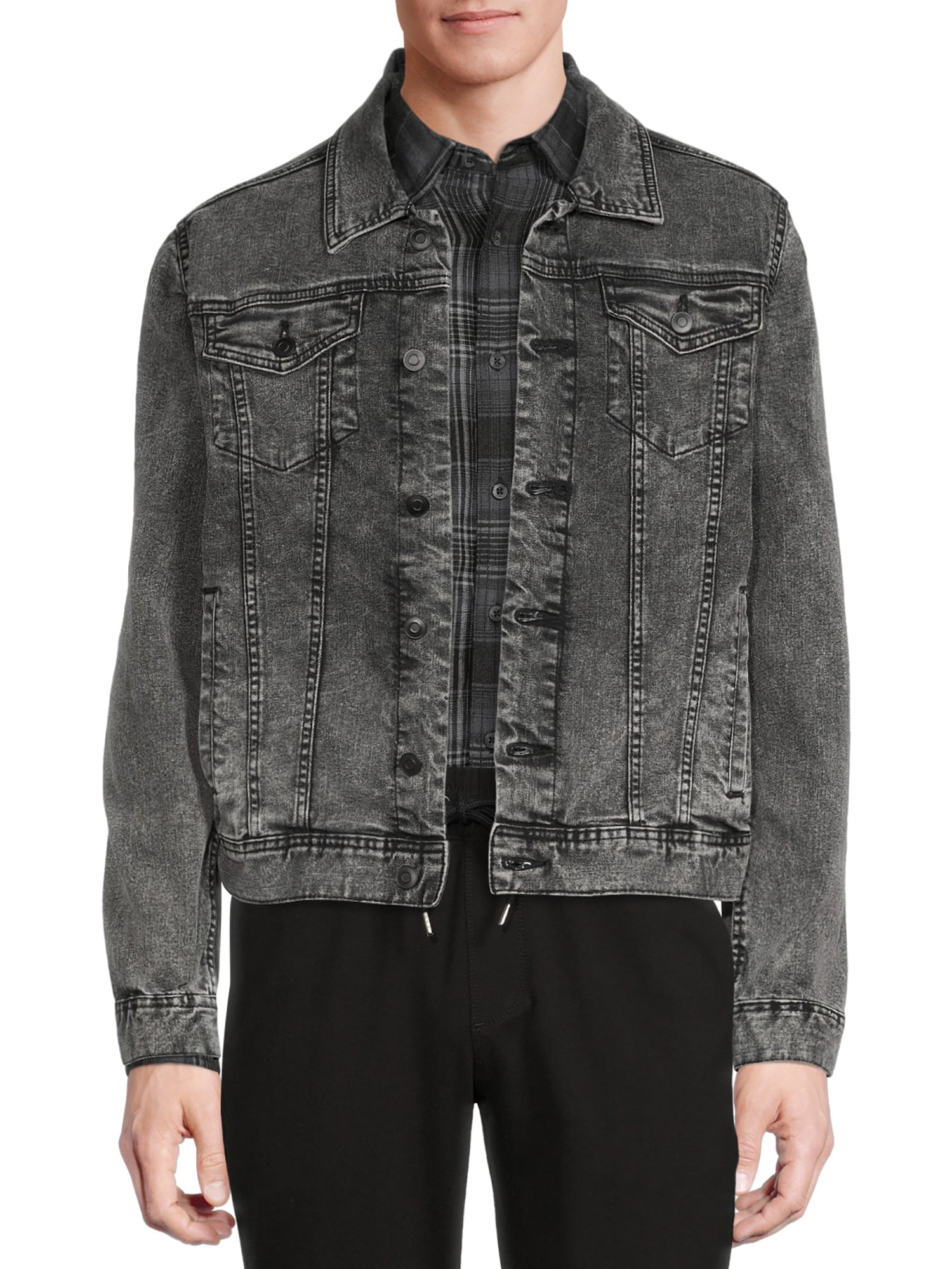 George Men's Denim Jacket - Walmart.com