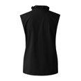 thumbnail image 5 of Mittory Women Sleeveless Tank Top Summer Basic V Neck Sleeveless Tunic Tops Loose Fit Solid Color Ruffle Collar Blouse, 5 of 5