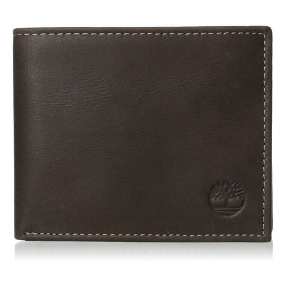 Timberland Men's Bifold Wallet Genuine Leather Flip ID Billfold Holder Passcase