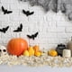 thumbnail image 4 of Guirnalda de hojas artificiales | Enredadera de ratán sintético con hojas de arce y calabaza | Decoración otoñal de 173 cm para chimenea, pared y puerta, 4 of 6