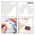 thumbnail image 2 of BUYISI 20 Pcs Plastic Thread Holder Bobbins Spool Thread Card Embroidery Floss Diy Stitch Organizer Holder Sewing Tools White, 2 of 5