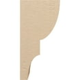 thumbnail image 3 of 11"W x 11"D x 22"H Wide Ridgewood Rough Cedar Woodgrain TimberThane Corbel, Primed Tan, 3 of 6