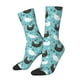 thumbnail image 1 of Balery Lovely Roosters Calcetas Largas con Estampado para Hombre y Mujer – Suaves y Transpirables, Talla Única (US 5-11), 1 of 6