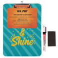 thumbnail image 6 of Inkdotpot Decorative Clipboard Letter Size Clipboard with Low Profile Clip,Office School Quote Printed Hardboard w/ Free Marker & Eraser-9x12.5 Inch, 6 of 9