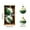 Green, variant on 2-Pack Christmas Decorative Glass Ornaments - Shiny Glitter Orbs, Hanging Balls for Tree & Window Decor, Festive Holiday Decorations to Sparkle Spaces, White, 1set