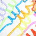 thumbnail image 5 of Masteelf Reusable Butterfly Drinking Straws in Assorted Colors, PET Material for Parties, Home, and Everyday Use, 5 of 8