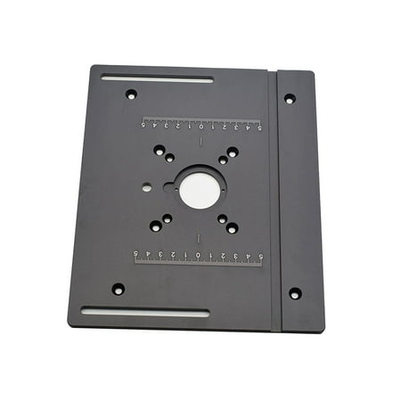 

Router Table Insert Plate Wood Router Plate Wood Milling Flip Board Aluminum Router Insert Plate for Plate