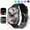 Black, variant on 2.01"Screen Smartwatch for Android/Iphone, with Bluetooth Call AI Voice Assistant Gesture Control Multi-Sport Modes, for Men Women(Black)