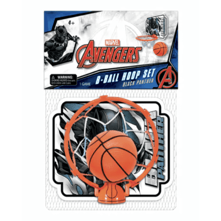 Marvel B-Ball Hoop Set Black Panther Indoor Mini Basketball