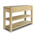 thumbnail image 6 of Grain Wood Furniture Montauk Console Table, Solid Wood with a DriftwoodFinish, 6 of 8