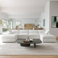 thumbnail image 2 of Sdorens Sectional Sofa,Free Convertible Modular Couch,U-Shaped Modern Linen Fabric Sofa for Living Room,Apartment and Small Space,4-Seat Sofa with Two Ottomans,White, 2 of 21