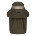 thumbnail image 2 of Men Women 50+ UPF Fishing Cap with Removable Face Mask Ear Neck Flap Cover Outdoor UV 360 Degree Protection Waterproof Quick Dry Sun Hat Visor Neck Cover Cap For Hiking Fishing, 2 of 10
