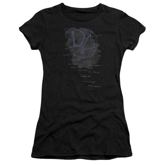 Harry Potter Dumbledores Army S/S Junior Women's T-Shirt Sheer Black