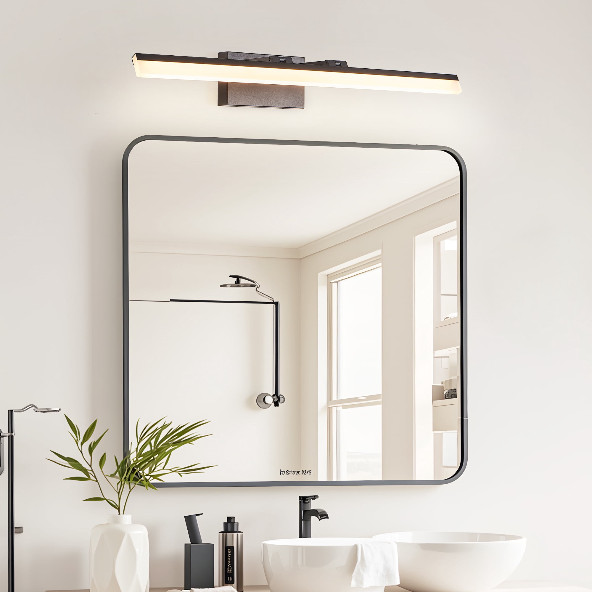 Holaki 32 in. W Modern LED Bathroom Vanity Light – 5 CCT Wall Light for Mirror, Dressing Room or Sink Area