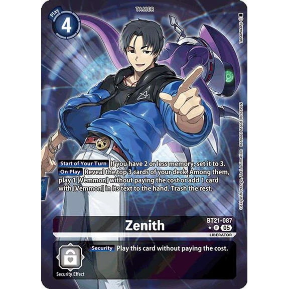 Digimon World Convergence Rare Zenith BT21-087 [Alternate Art]