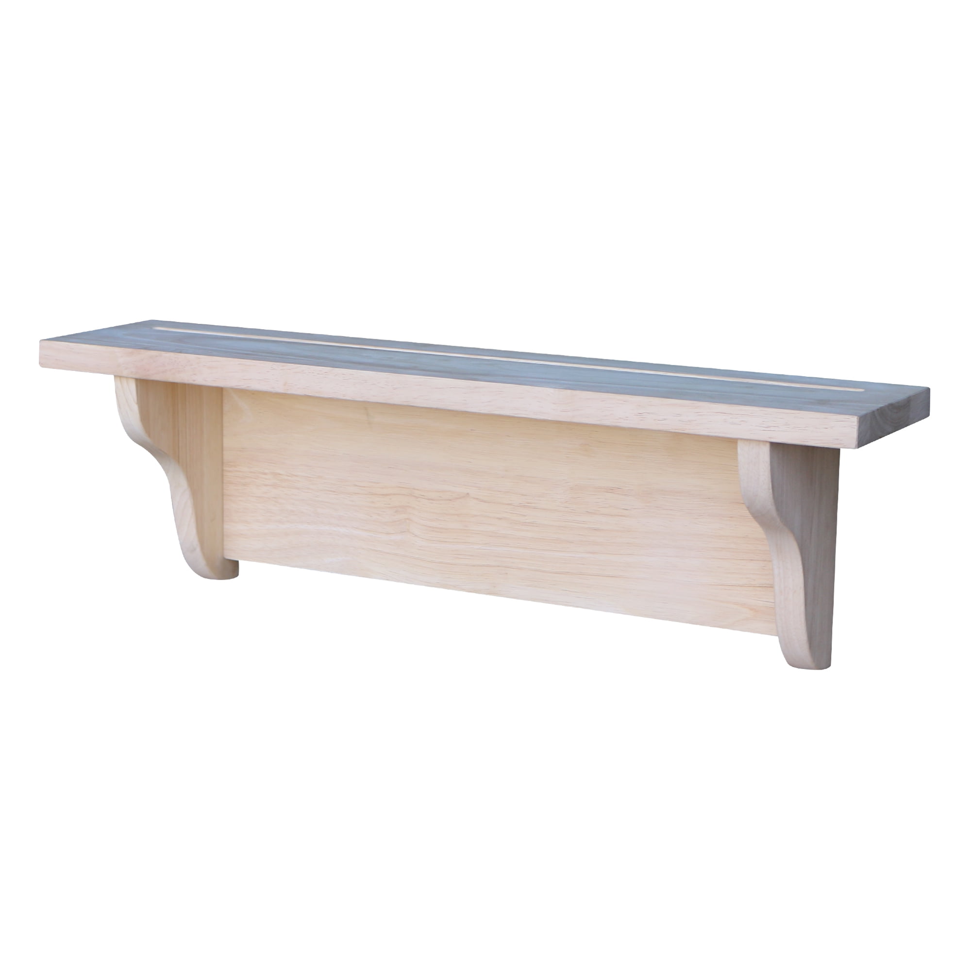 Wall Shelf 24" Long - Unfinished - Walmart.com