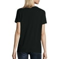 thumbnail image 3 of Hanes Women's Relaxed Fit Authentic ComfortSoft Short Sleeve V-neck T-Shirt, 3 of 3