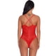 thumbnail image 3 of Mono sexy mono de cosplay suave mono de tela con pantalla de encaje para mujeres adultas, rojo, s Guardurnaity XX000036-05, 3 of 7