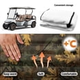 thumbnail image 6 of XYZCANDO Hunting Camo Leaf Golf Cart Seat Cover | 4 Storage Pockets, Non-Slip Washable Terry Cloth For 2-Seat Golf Carts, 6 of 8