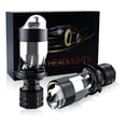 thumbnail image 1 of Par De Faros Led Mini Lupa H4 Proyector Para Coches Y Motos, 1 of 12