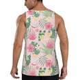thumbnail image 6 of Rocae Tropical Pitaya for Men's Workout Tank Top Men's Running Tank Top Dry Fit Athletic Workout Tank TopsLarge, 6 of 9