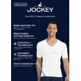 thumbnail image 3 of Jockey Men's FormFit Cotton Stretch V-Neck Undershirt, 3 of 4